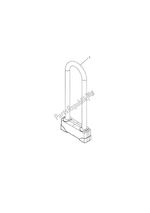 Tutte le parti per il U-lock 270 del Triumph Trophy VIN: 29156 > 1180 1996 - 2003