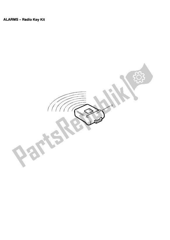 Toutes les pièces pour le Radio Key Kit du Triumph TT 600 2000 - 2003