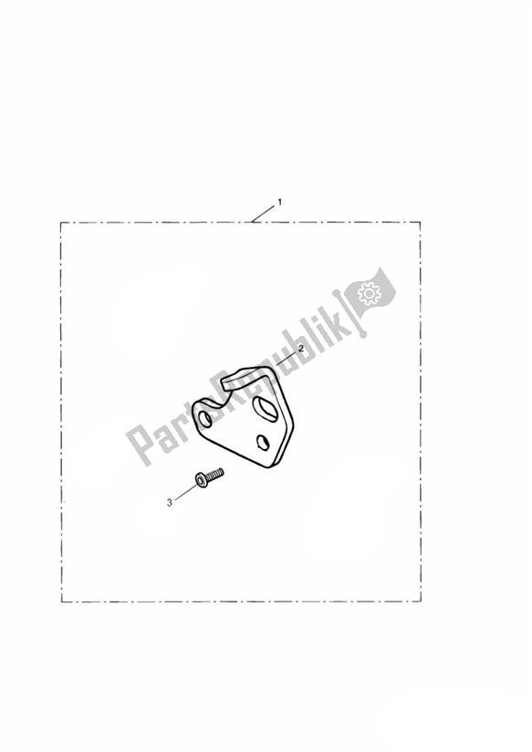 All parts for the Restrictor Kit, 98 Ps of the Triumph TT 600 2000 - 2003