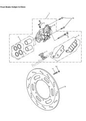 Front Brake Caliper And Disc