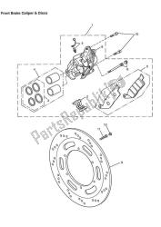 Front Brake Caliper And Disc