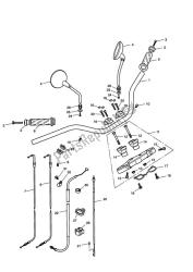 Handlebars, Top Yoke, Cables & Mirrors