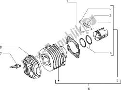 axe de cylindre-piston-poignet, assy