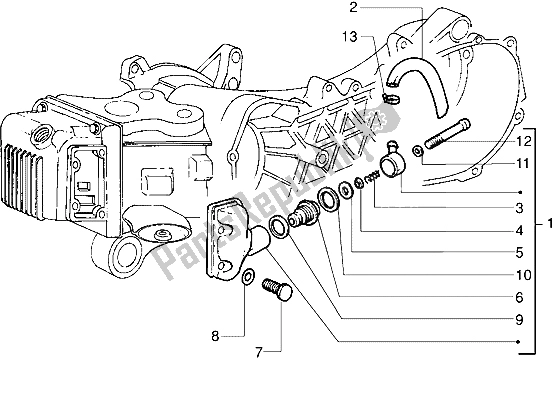 Toutes les pièces pour le Soupape De Vidange D'huile du Vespa ET4 125 1996