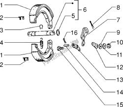 Rear brake jaws