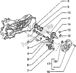 Rear wheel shaft