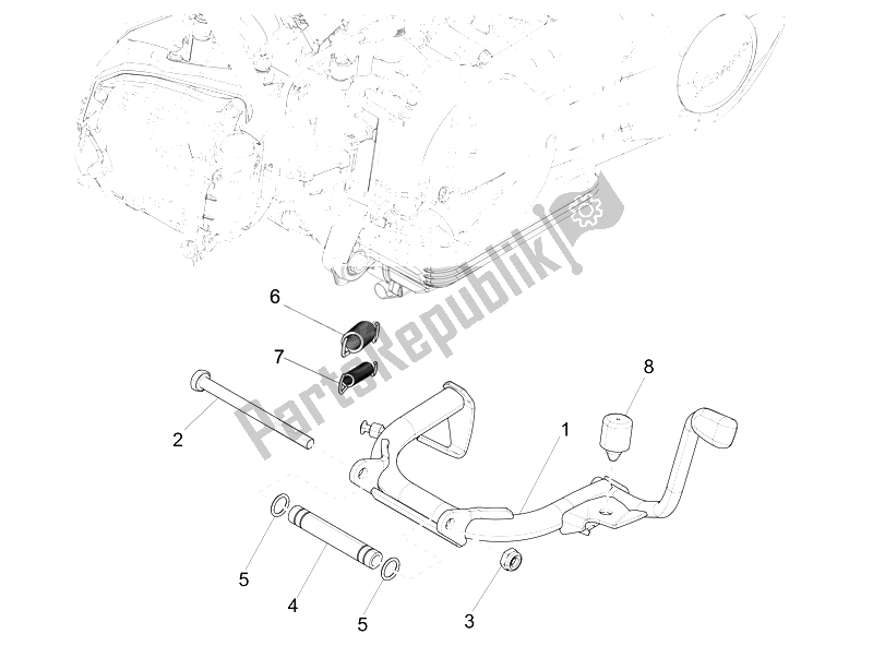 Toutes les pièces pour le Des Stands du Vespa 125 4T 3V IE Primavera 2014