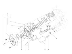 Flywheel magneto cover - Oil filter