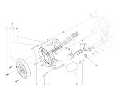 vliegwiel magneto deksel - oliefilter