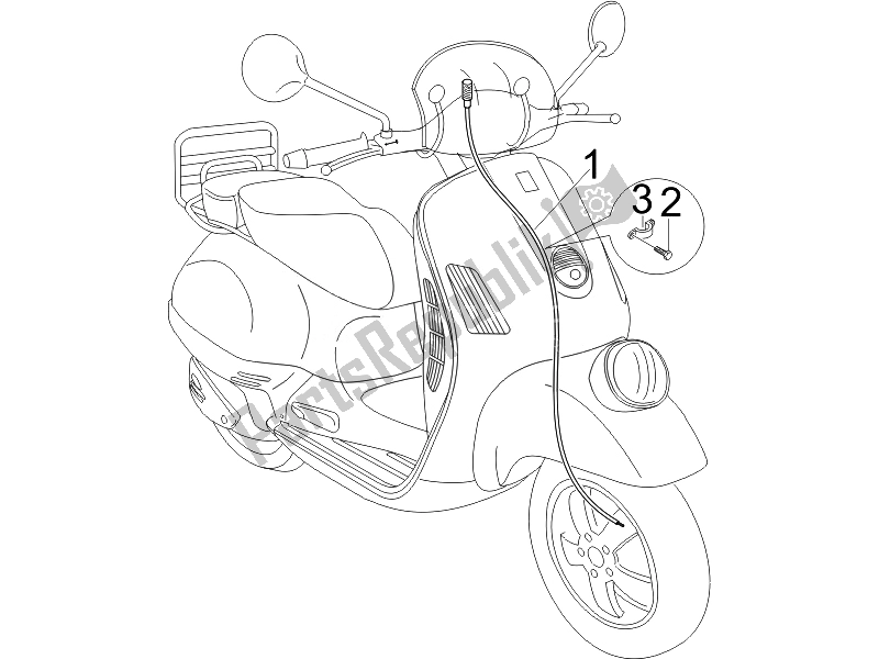 Tutte le parti per il Trasmissioni del Vespa GTV 250 IE Navy 2007