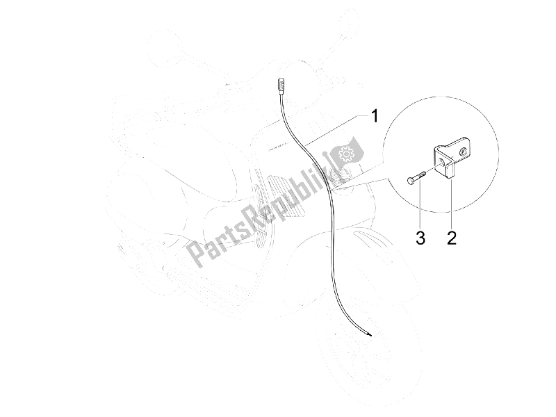 All parts for the Transmissions of the Vespa GTS 300 IE Touring 2011