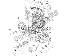 Flywheel magneto cover - Oil filter