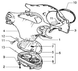 Speedometers kms.-Handlebar covers