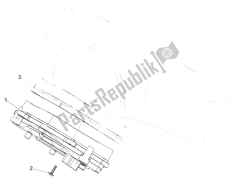 Todas las partes para Tablero Combinado De Medidor de Vespa 150 4T 3V IE Primavera China 2015