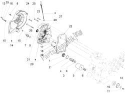 Flywheel magneto cover - Oil filter