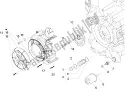 cubierta del volante magneto - filtro de aceite