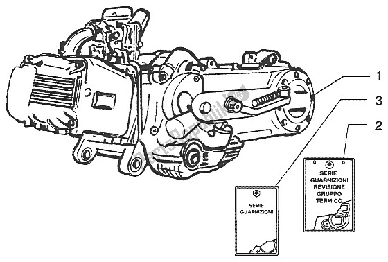 Todas las partes para Motor de Vespa LX 50 4T 2005