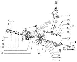 Steering column-disc brake