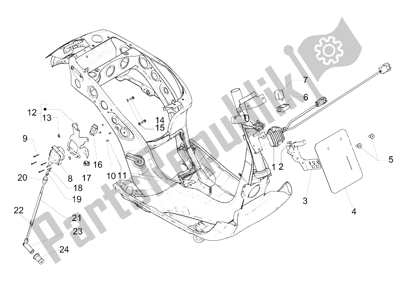 All parts for the Voltage Regulators - Electronic Control Units (ecu) - H. T. Coil of the Vespa S 150 4T 2V IE E3 College 2009