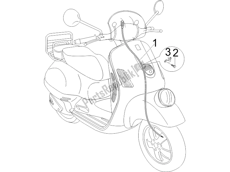 Toutes les pièces pour le Transmissions du Vespa GTV 125 4T E3 2006