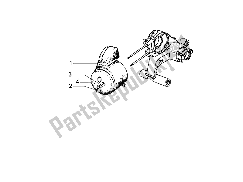 All parts for the Crankcase Cover - Crankcase Cooling of the Vespa PX 150 2011