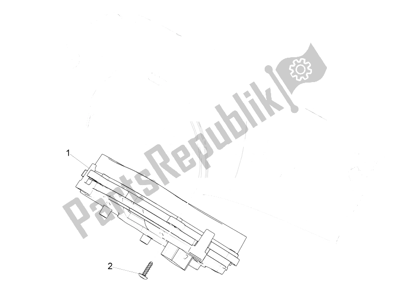 Toutes les pièces pour le Tableau De Bord Combiné du Vespa Vespa Sprint 50 4T 2V 25 KMH EU 2014