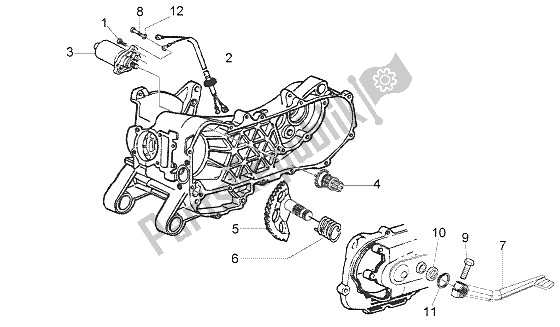 Toutes les pièces pour le Levier De Démarrage Du Démarreur du Vespa LX 50 4T 2005