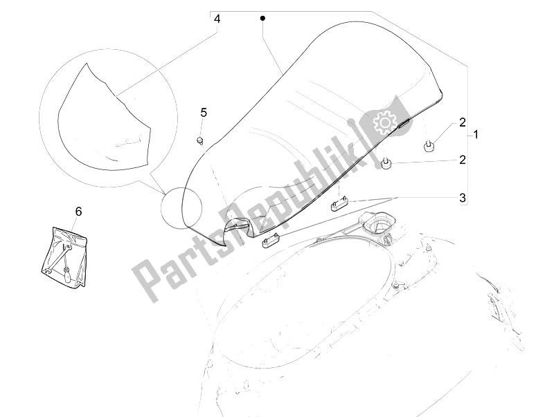 Todas las partes para Silla De Montar / Asientos de Vespa GTS 300 IE ABS USA 2014