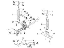 sospensione posteriore - ammortizzatore / i