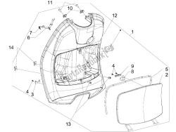 Front glove-box - Knee-guard panel