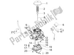 componenti del carburatore