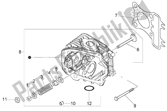 Toutes les pièces pour le Soupapes De Culasse du Vespa LX 50 4T 2005