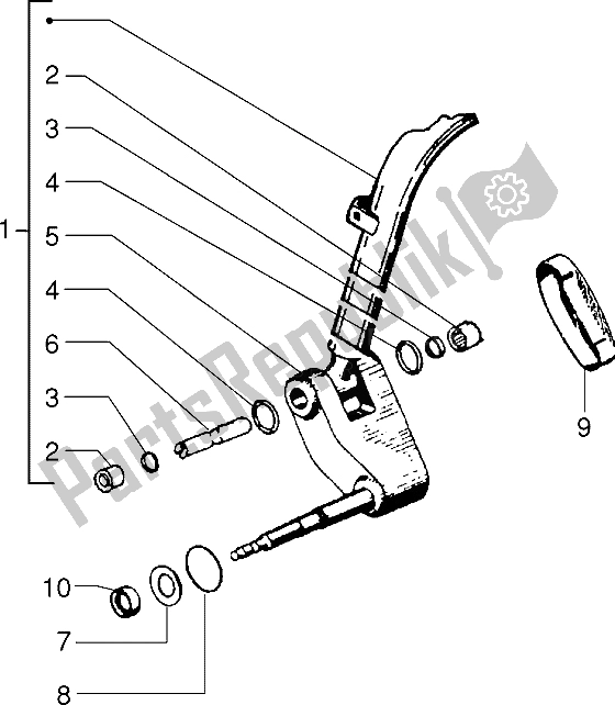 Toutes les pièces pour le Colonne De Direction du Vespa PX 200 E 1985