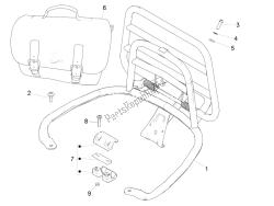 Rear luggage rack