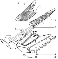 Footrest - Rubber mats