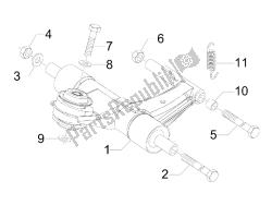 Swinging arm