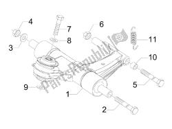 Swinging arm