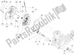 Flywheel magneto cover - Oil filter