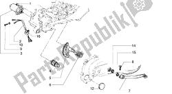 Starting motor-starter lever