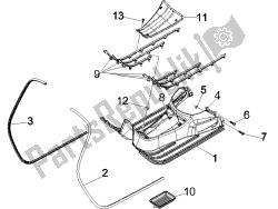 Central cover - Footrests