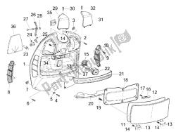 Front glove-box - Knee-guard panel