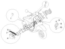 interruttori del telecomando - batteria - avvisatore acustico