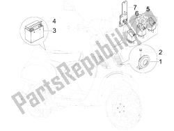 interruttori del telecomando - batteria - avvisatore acustico