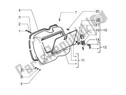 Front glove-box - Knee-guard panel