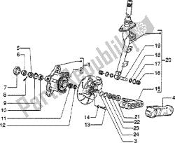 Steering column-disc brake