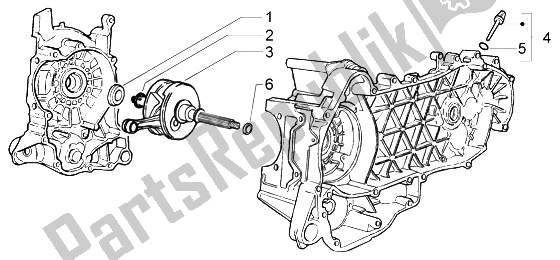 Toutes les pièces pour le Vilebrequin du Vespa Granturismo 125 L 2003