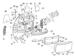 Front glove-box - Knee-guard panel