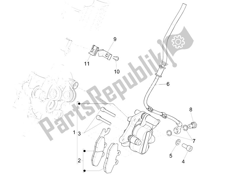 Todas las partes para Tubos De Frenos - Pinzas de Vespa Sprint 50 4T 4V Emea 2014