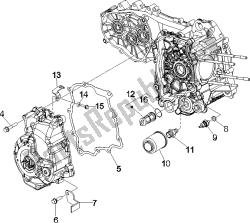 Flywheel magneto cover - Oil filter