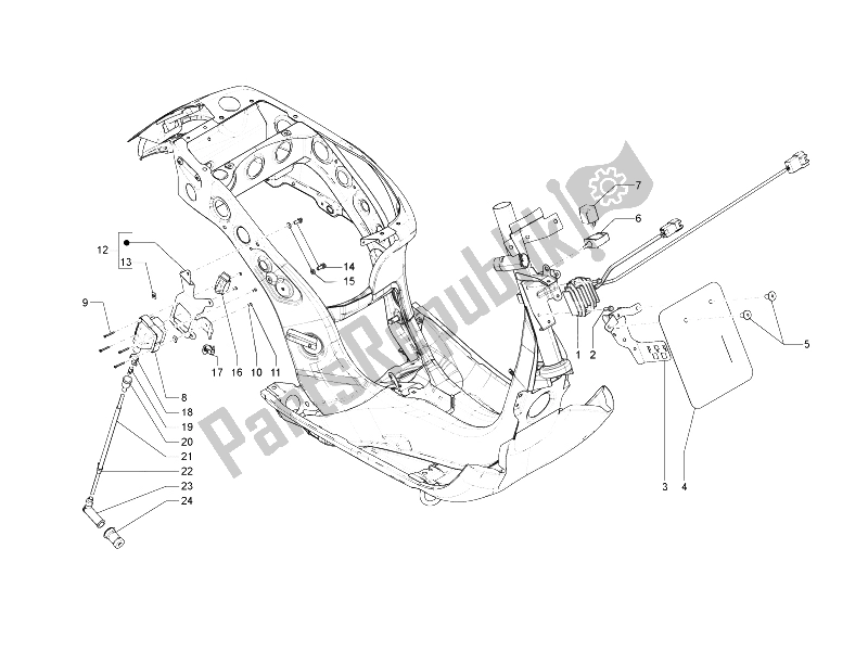 All parts for the Voltage Regulators - Electronic Control Units (ecu) - H. T. Coil of the Vespa S 150 4T 2V E3 Taiwan 2011